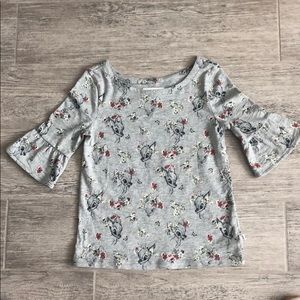 Girls Gap/Disney 3/4 sleeve top
